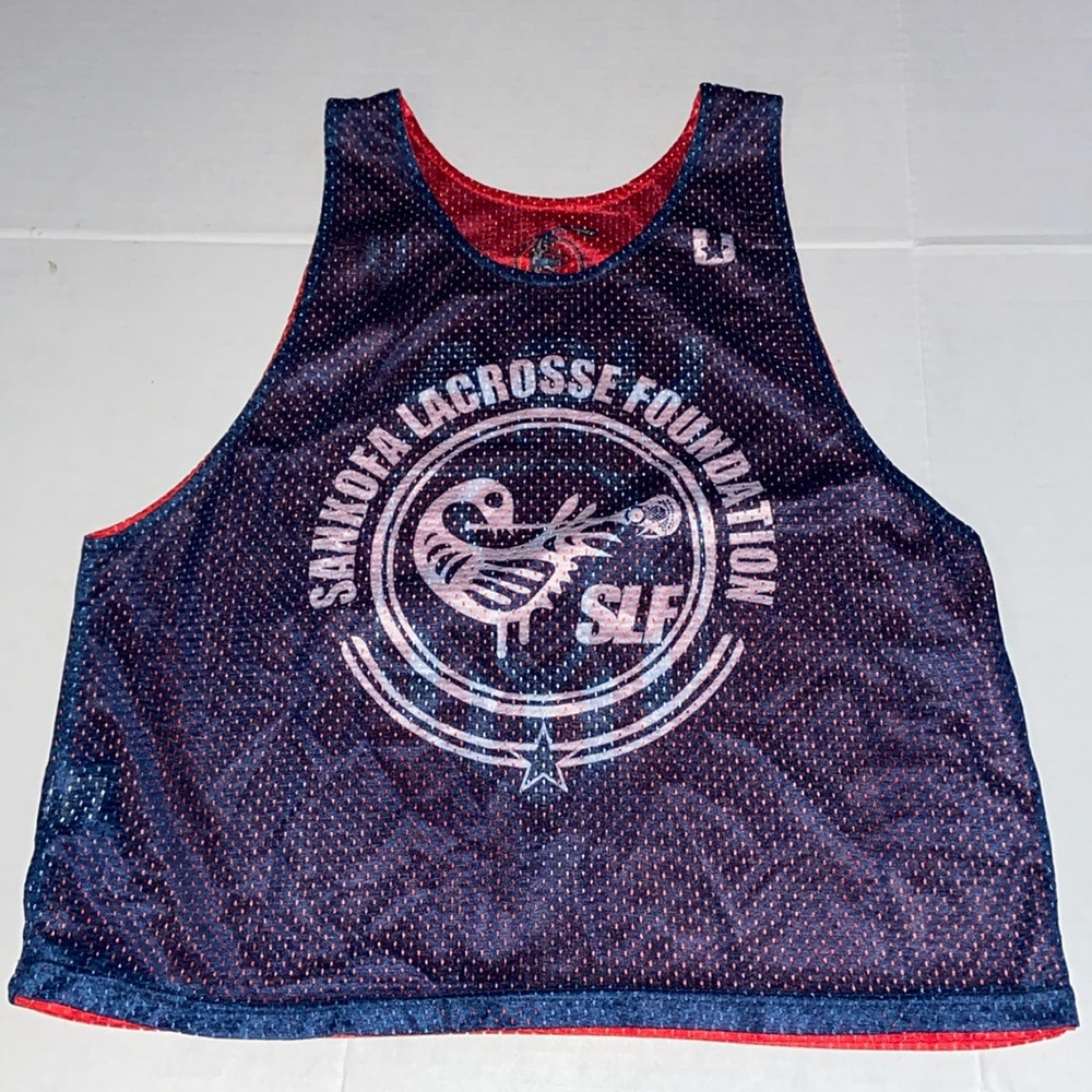 Lacrosse Pinny: S/M Usa Lacrosse / Sankofa Lacrosse Foundation.